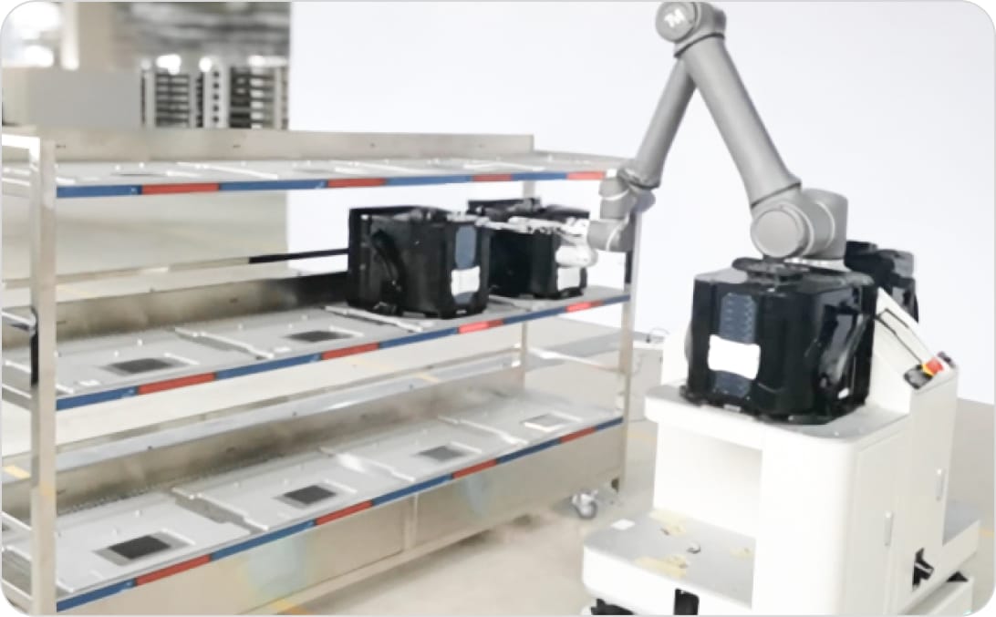 CNC 上下料複合ロボット